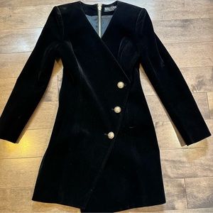 Balmain velvet dress sz 36